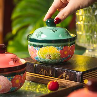 瓦罐炖蛊一人份老板娘用瓦罐汤罐陶瓷带盖子隔水用炖罐蒸蛋盅燕窝
