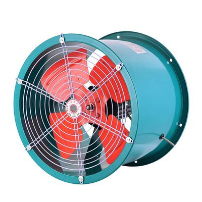 铜芯SFG2.5-2370w2.5号2级管道式低噪音轴流通风机抽风轴流差
