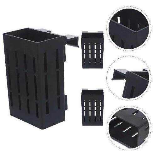 3 Pcs Black 15 Hooks Water Plant Stand Hanging Planter