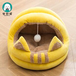 可用 厂家猫窝半封闭宠物窝猫屋猫床猫咪房子用品猫窝别墅批发夏季