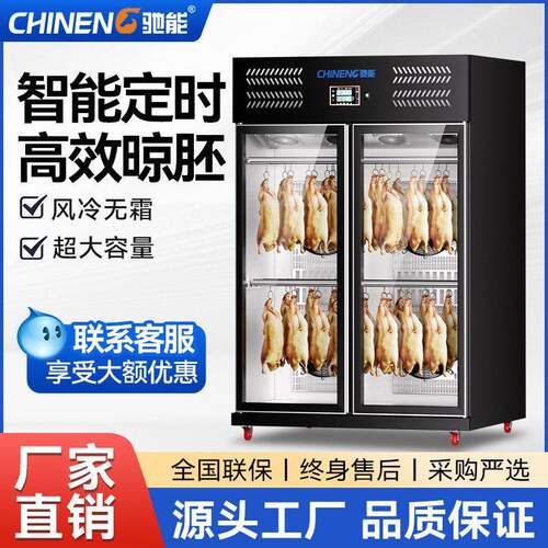 驰能晾鸭柜商用烧鹅烤鸭烘干机卧式风干柜抽湿烧腊除湿挂鸭保鲜