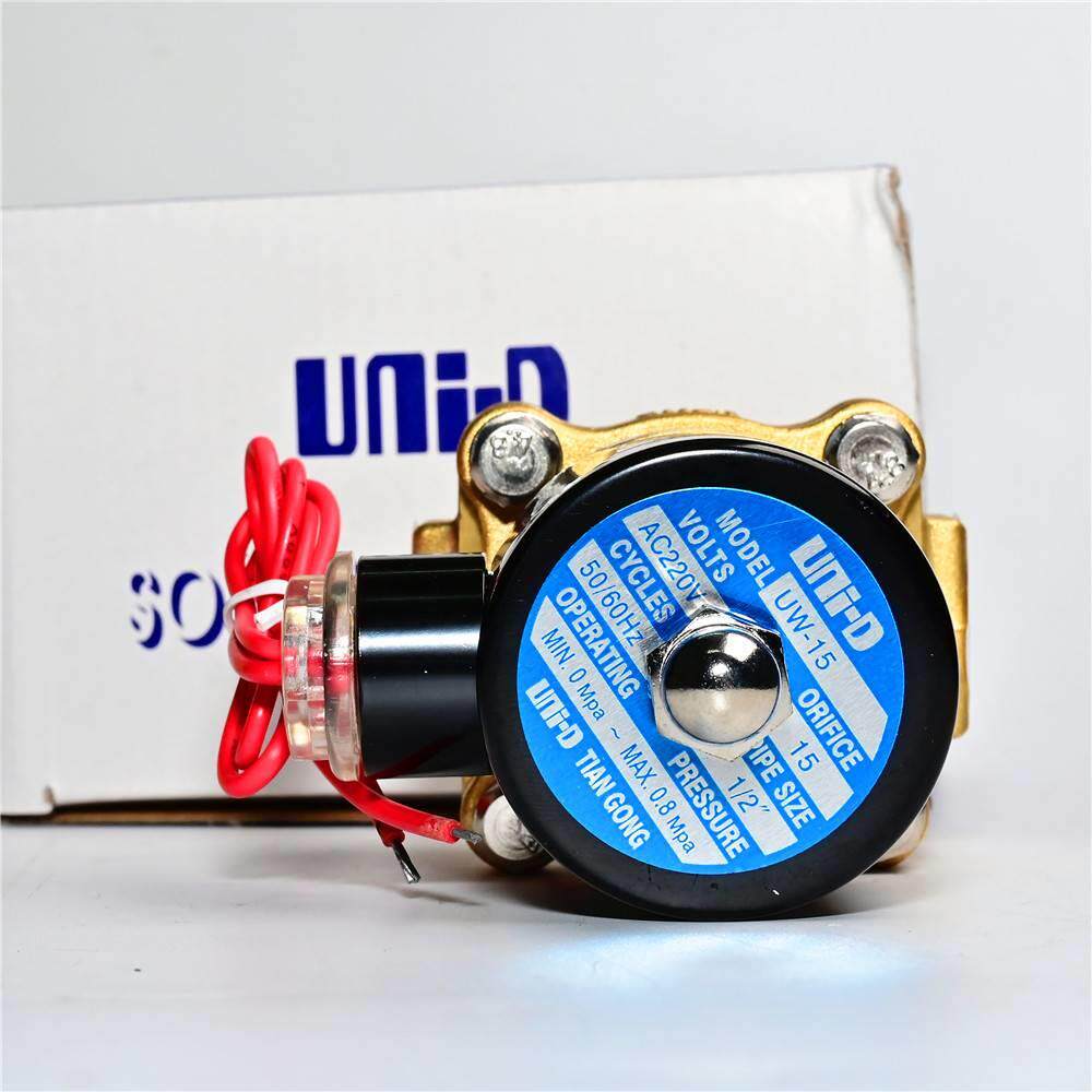 UNI-D索诺天工UW系 气动电磁阀水阀UW-15/20/25/35/40/50 220/24V
