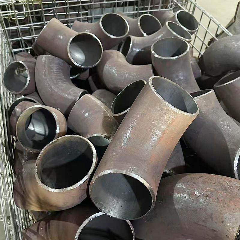 碳钢弯头焊接90度冲压加长国标无缝长半径加厚钢管管件1.5D异型定