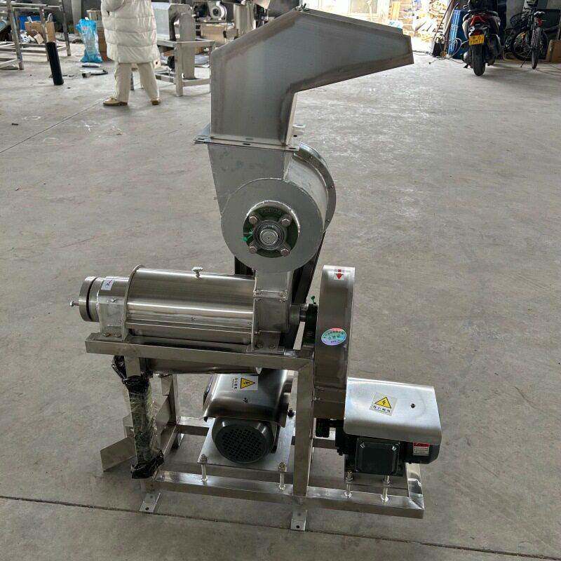 工业生姜破碎榨汁机蒜洋葱茴香桔叶鲜八角鲜花椒大型不锈钢设备