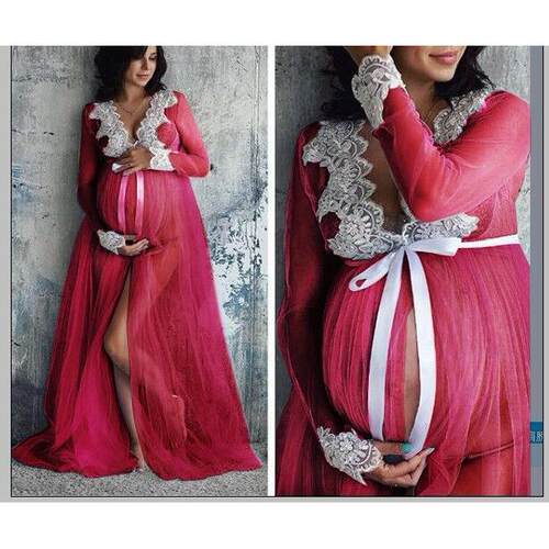 Women's mesh front slit jumpsuit, floor length dress
