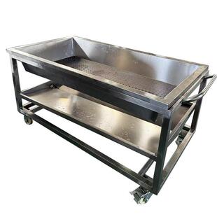 肉制品加工设备真空滚揉机自动斩拌机不锈钢解冻池操作工作台