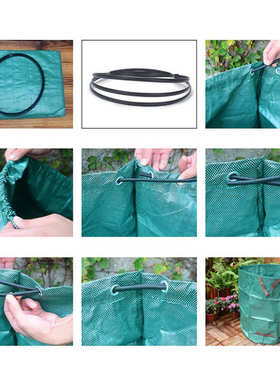 树叶垃圾袋防水杂草花园3套装包包升花园 300 大型袋272l收集