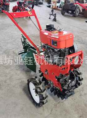 地小型一手扶履带PQZ翻带犁单履带轮翻地开沟除草体机汽油柴油农