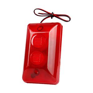 声光报警器 防盗器喇叭 闪灯 高分贝 爆闪1 2v 有线 102