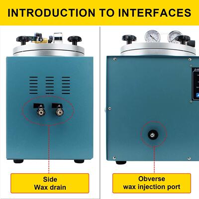 数显真空注蜡机 首饰起版自动射蜡机打蜡机Vacuum waxing machine