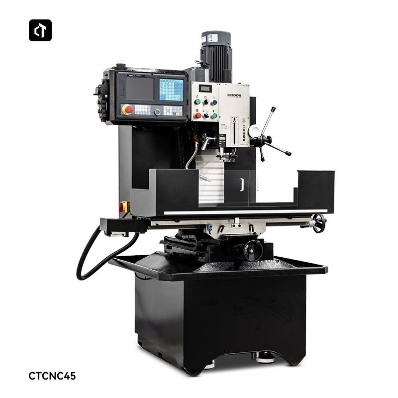 呲铁CTCNC45数控铣床数控钻铣床小型数控机床小型CNC加工中心