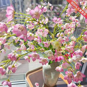 兰经人花客铃厅无障碍豪华典装饰造插花桌人POG造花插花花束