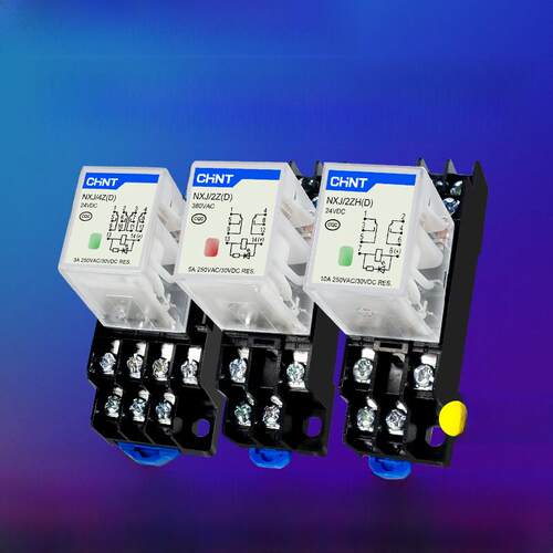 正泰昆仑小型中间继电器NXJ/2ZH4Z(D)8脚14脚12V24V220电磁继电器