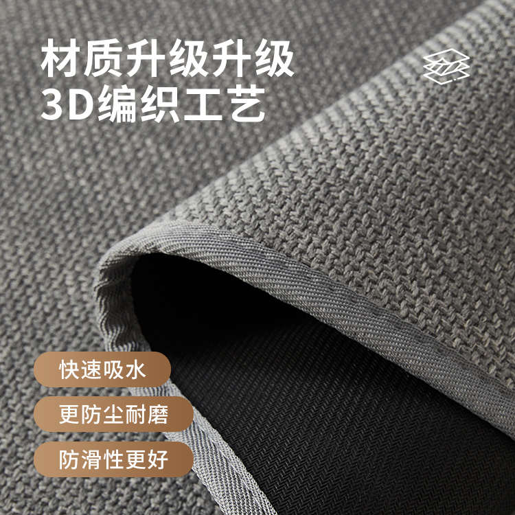 高端厨房地垫防滑防油可擦免洗2025新款专用整铺可裁剪吸水垫门垫