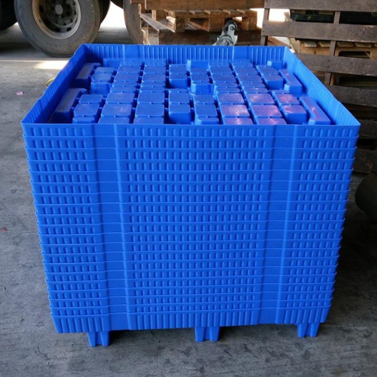 1100*1100*170防泄漏托盘塑料蜂窝型卡板塑胶栈板防渗漏塑料托盘