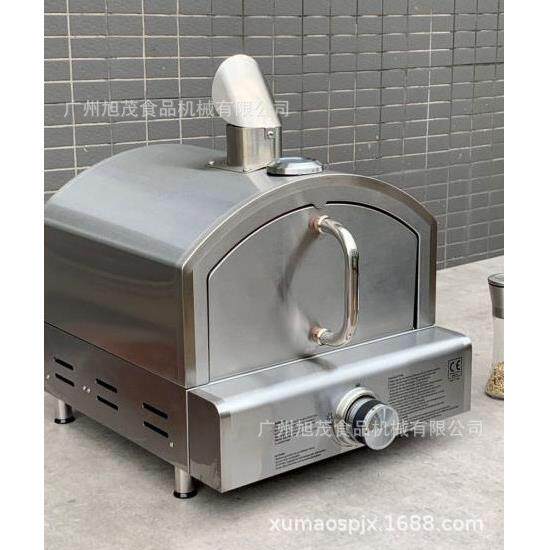 旭茂不锈钢燃气披萨炉便携式家用烤面包机烤猪大肠火腿牛排烤箱