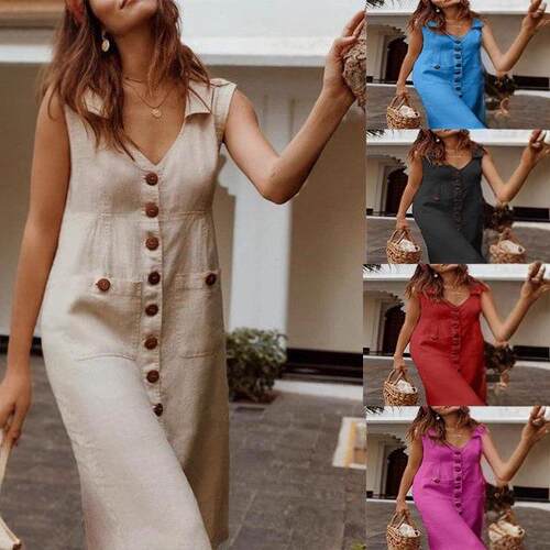 Single button button dress pocket plus size