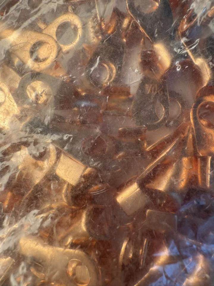 12月25日温州某厂剩余处理0T-20A紫铜铜鼻子10000个网络拍卖公告