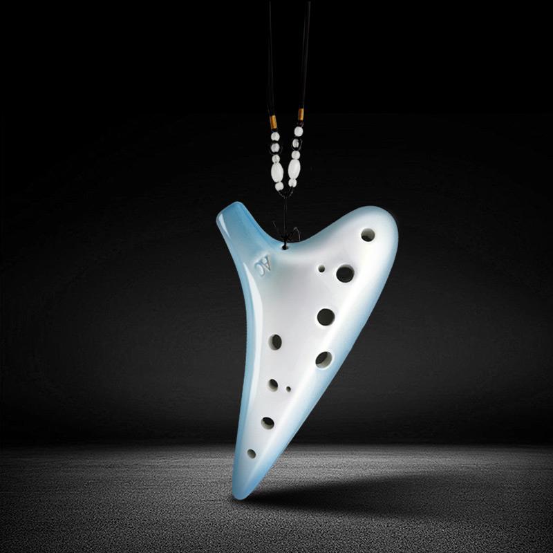 正品陶笛12孔AC调音十二孔七件套乐AF 入SC专业中三管初学者树脂