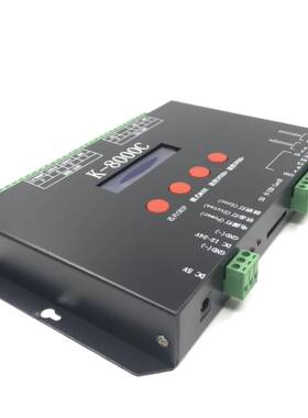 全彩控制器SD卡智能可编写控制器K-8000C户外亮化工程控制器