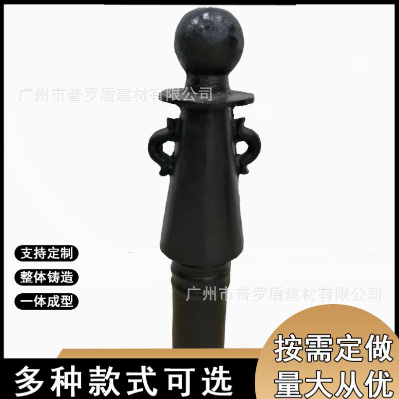 铸铁罗马立柱道路止车柱广场警示柱人车分流防撞柱河道铁链防护栏