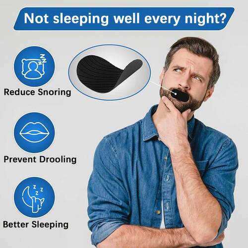 30pcs/bag Anti Snoring Mouth Tape Adult Night Sleeping Mouth