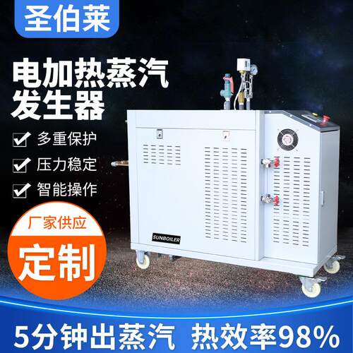 电热式蒸汽发生器商用熨烫养护酿酒电加热锅炉全自动调温即热式