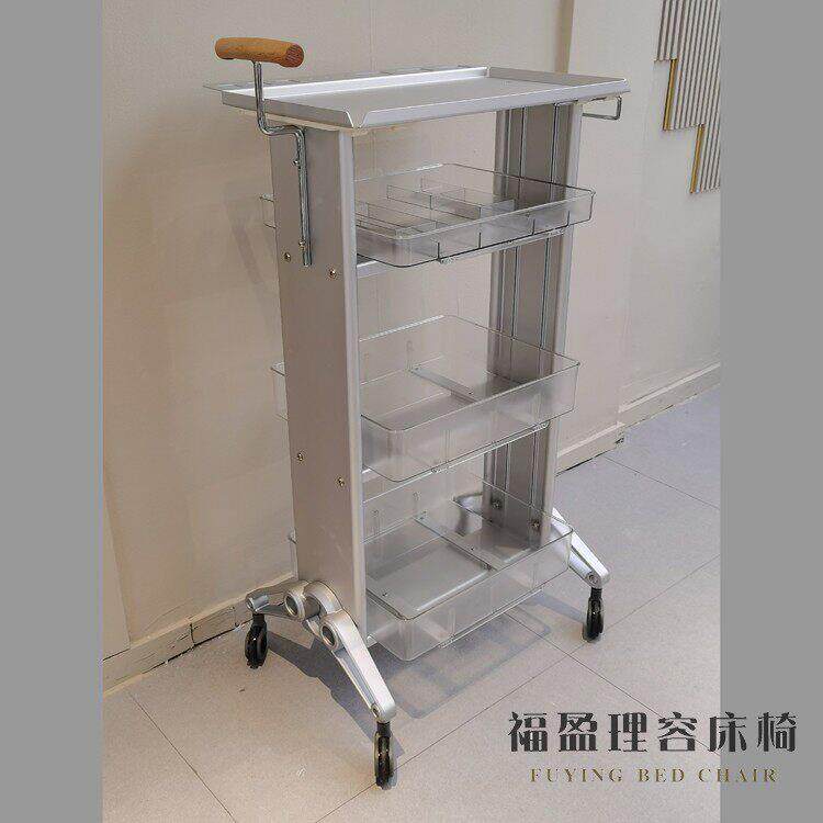 新款高档铝合金美发店推车发廊专用理发店工具柜子置物架厂家直销