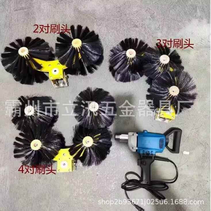 带电作业高空绝缘子清扫刷110kv绝缘子除尘毛刷电动绝缘清洁器