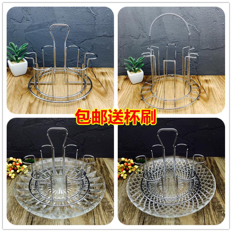 创意沥水不锈钢杯架倒挂家用简约茶杯架玻璃杯架客厅沥水架水杯架