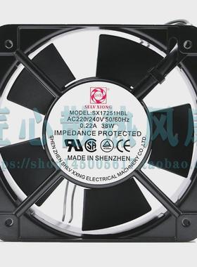MODEL:SX17251HBLAC220/240V0.22A38W工业机箱机柜散热风扇