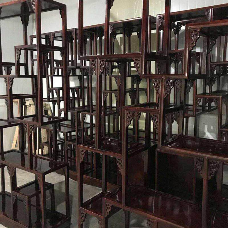 成都仿古家具餐桌餐椅客厅餐厅家居镂空雕花全实木雅致