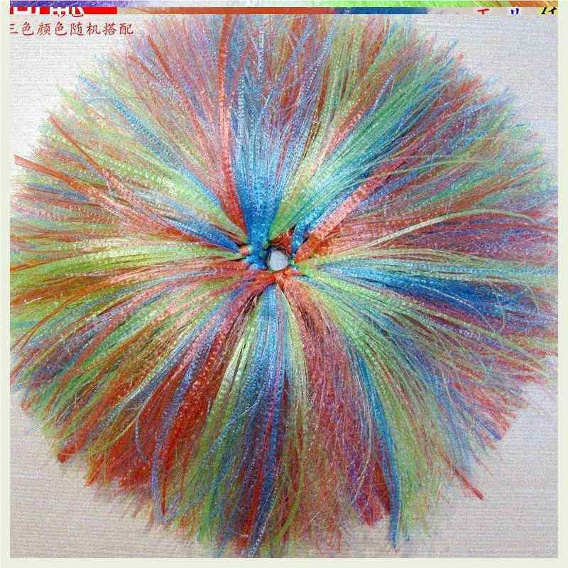 纯手工毽带绳毽子幼儿园儿童学生成人踢毽子尼龙塑料毽皮筋毽直销