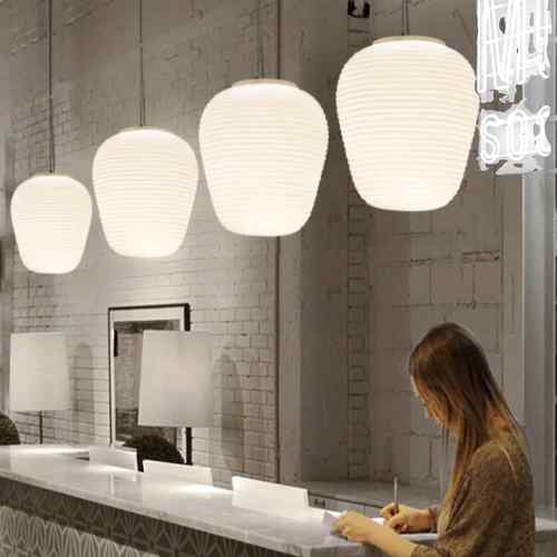 意大利别墅高491loft复式餐厅挑吧台玻璃灯挑公寓中空高客厅梯吊