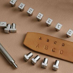 4805皮雕印章 烫字工具模具 祇适合植鞣皮用 字母冲 数字冲 4/6mm