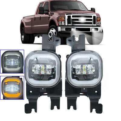 适用于福特F250F350F450F55008-10LED雾灯日行灯带转向灯厂
