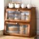 rack bottle storage shelf cabinet Kitchen locker condiment
