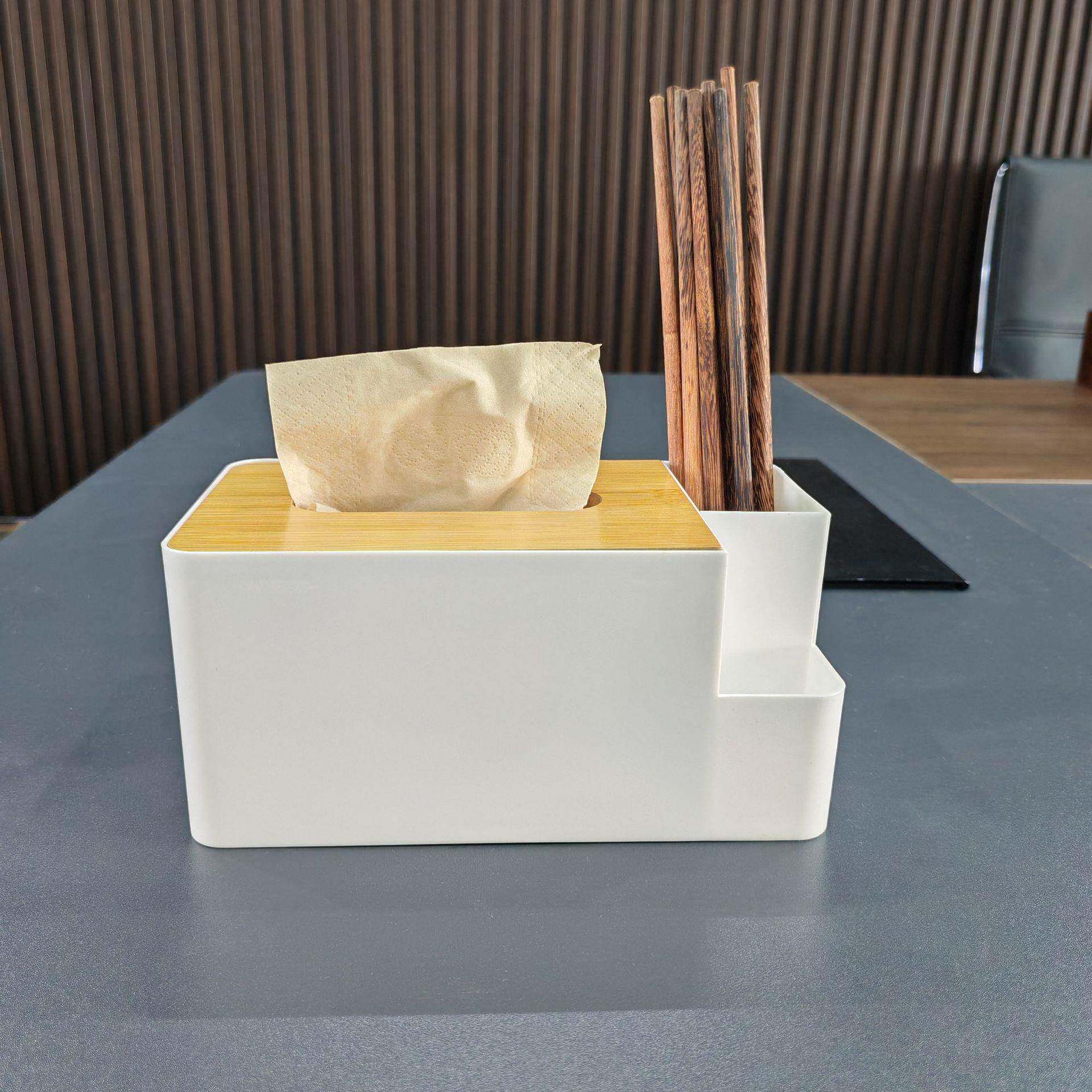 多功能木制竹板方形餐厅抽纸盒塑料纸巾盒创意车载可印刷广告
