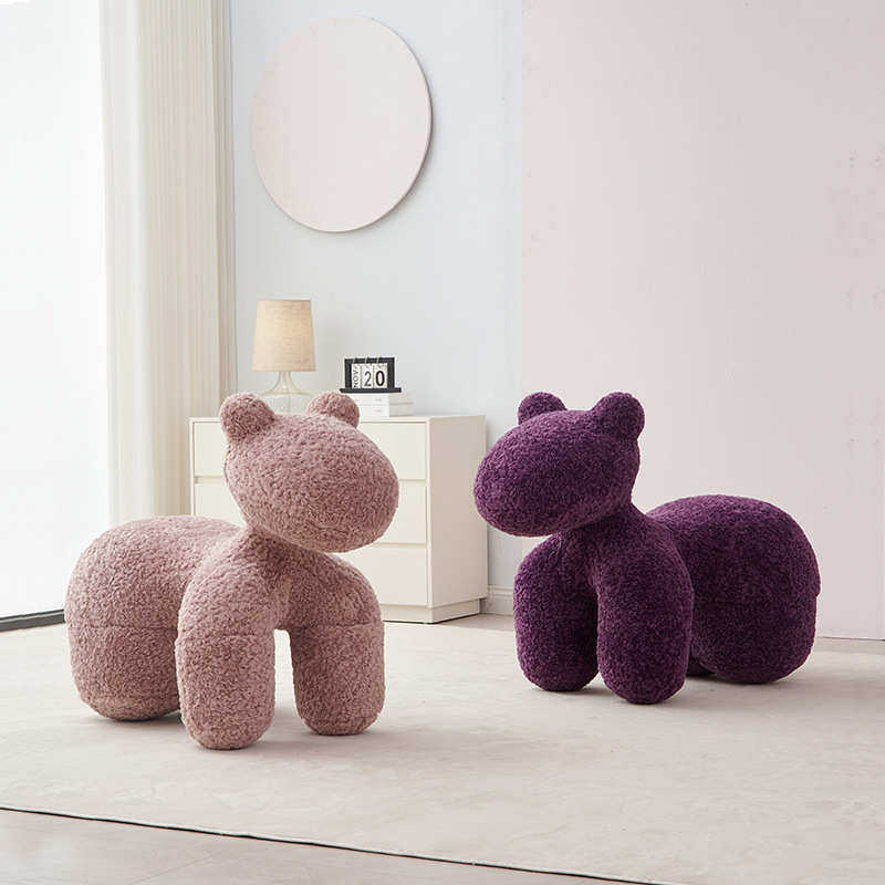 小马椅儿童定型棉客厅懒人沙发成人家用羊羔网红创意座椅动物坐凳,住宅家具,沙发椅,淘宝优惠券,粉丝福利购,淘宝优惠卷