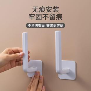 免打孔L型挂钩强力粘胶挂衣架壁挂厨房卧室门后衣服无痕贴粘钩子