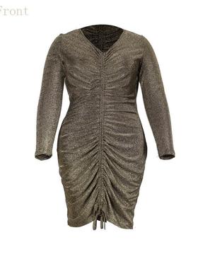 Bright color light mature dress solid color irregular skirt