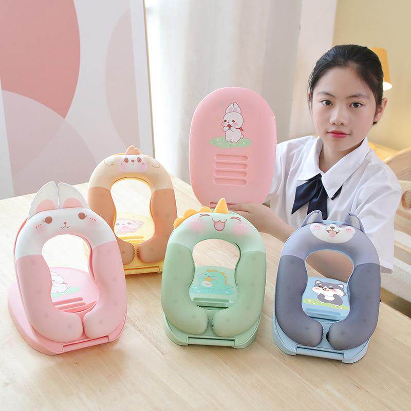 新款直销黄金四挡可折叠午睡枕儿童午睡枕头学生午休枕夏季趴睡枕