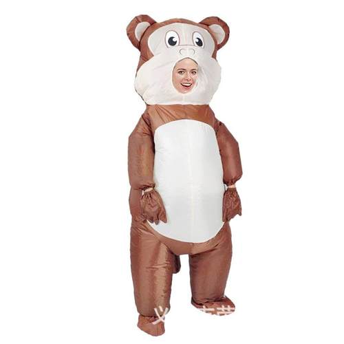 跨搞怪小蝾丑大星橄榄球骑境ETH行恐龙螈紫龙猴子橘猫河马派充气