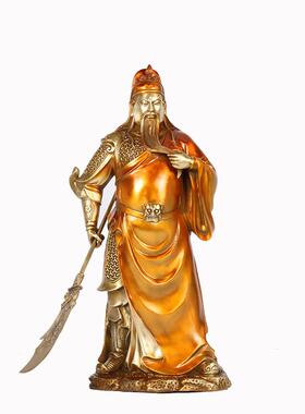 直供铜关公武关公武财神佛事‘财神摆件铜工艺品