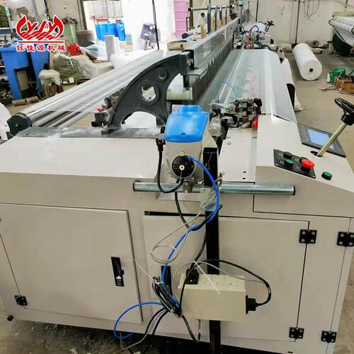厂822型小喷光边纱网机工业用单纱网哈达绞织家重磅喷气光边气机