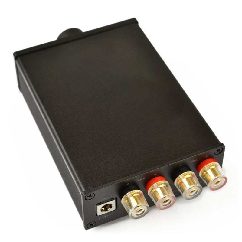 允迪家用TPA3116双声道D类HIFI纯后级2.0数字100W桌面发烧功放机