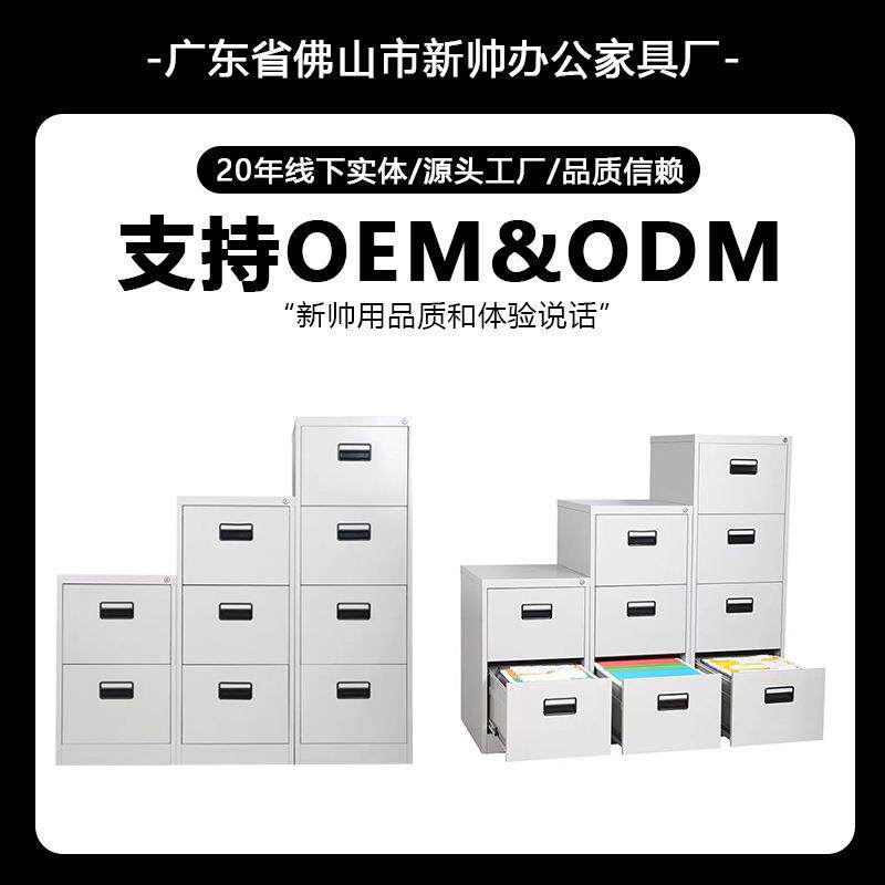 挂捞柜卡箱文件柜式办SSP公室带柜铁皮资料子档案柜抽屉快劳柜四
