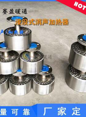 源头厂家现货HJ浸没式消声加热器不锈钢蒸汽加热消音器汽水混合器