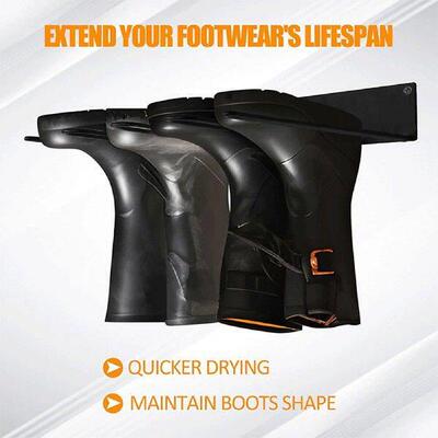 Wall Hanging Long Boots Holder Rack Shoes Hanger Rack Space