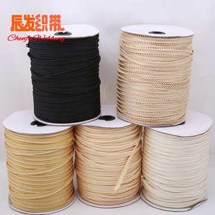 1cm服装嵌条涤纶子母带包边编织包芯绳滚边条被套抱枕压嵌条包边